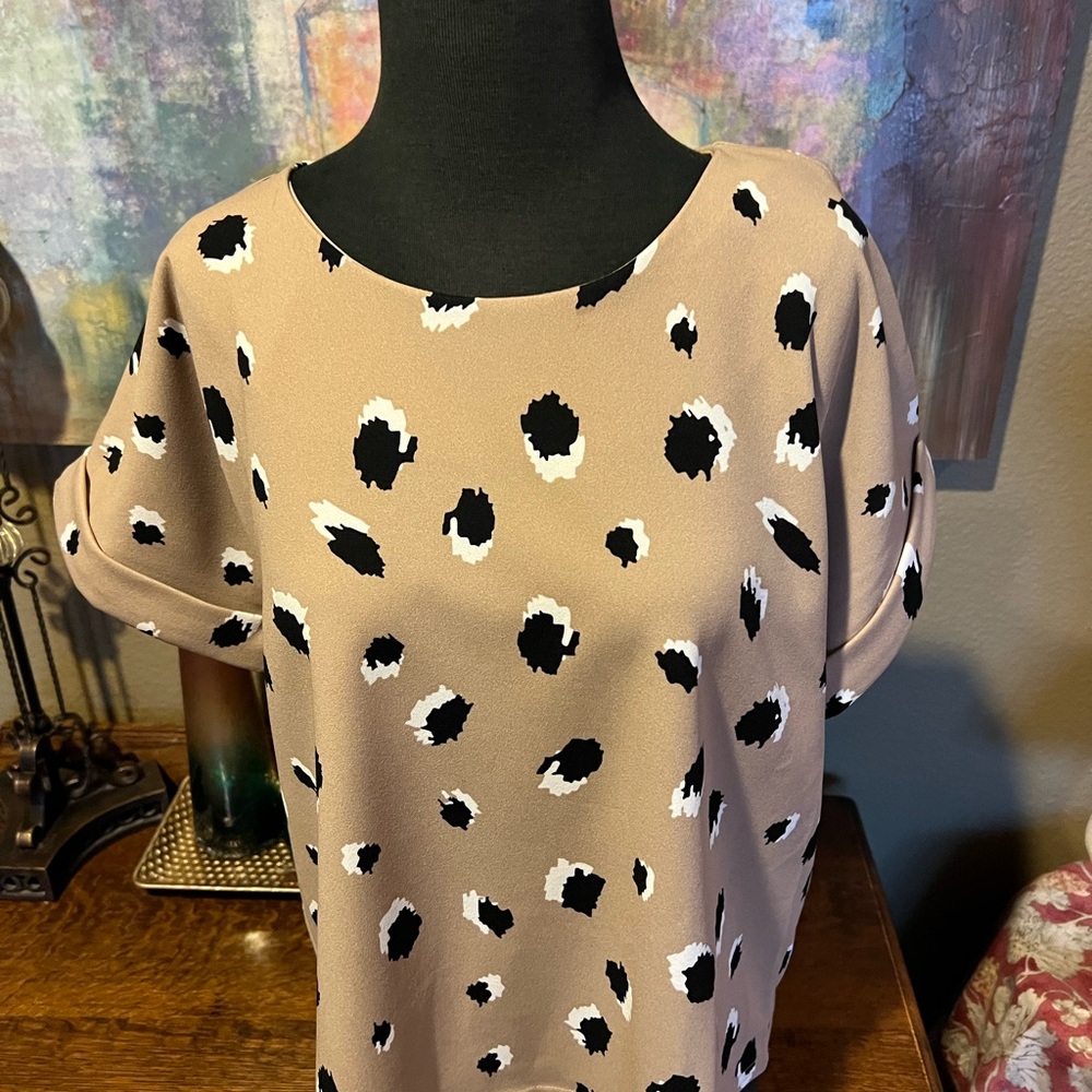 Animal Print Blouse (M)